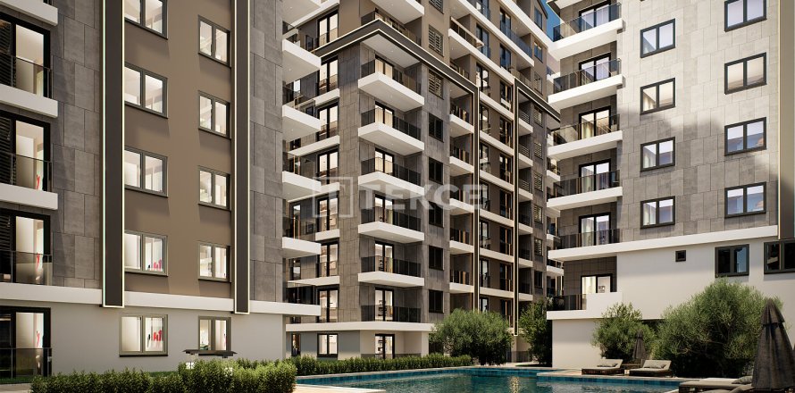 2+1 Lägenhet  i Antalya, Turkiet Nr. 212662