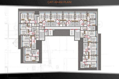 Lägenhet  i Mahmutlar, Antalya, Turkiet Nr. 95047 - 16