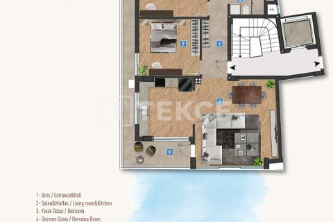 Apartment for sale in Antalya, Turkey, 3 bedrooms, 145m2, No. 225471 – photo 20