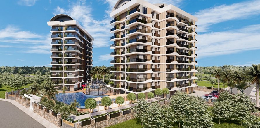 2+1 Lägenhet i Alanya, Antalya, Turkiet Nr. 86446