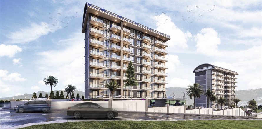 1+1 Lejlighed i Alanya, Antalya, Tyrkiet Nr. 158375