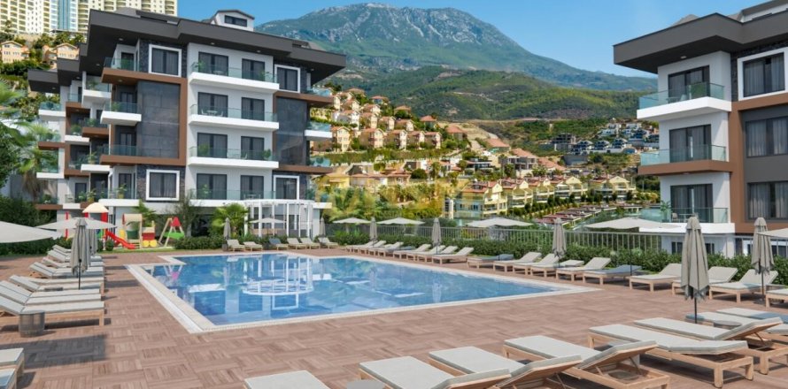 1+1 Leilighet  i Alanya, Antalya, Tyrkia Nr. 87255