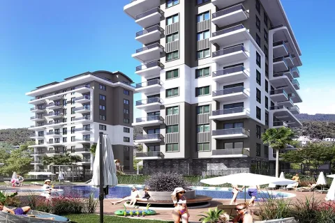 1+1 Lejlighed  i Alanya, Antalya, Tyrkiet Nr. 223537 - 8