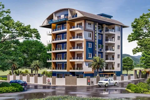 Daire  1+1  Alanya, Antalya, Türkiye №223539