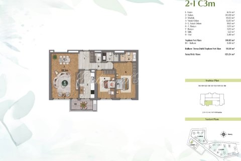 1+1 Lejlighed  i Istanbul, Tyrkiet Nr. 228937 - 24