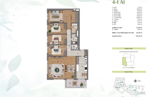 1+1 Lejlighed  i Istanbul, Tyrkiet Nr. 228937 - 21