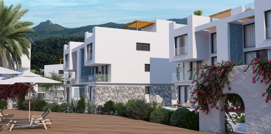 1+1 Leilighet i Akanthou Village, Tatlisu, Famagusta,  Nr. 98537