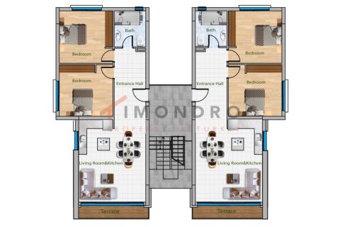 2+1 Wohnung  in Girne,  Nr. 215321 - 24