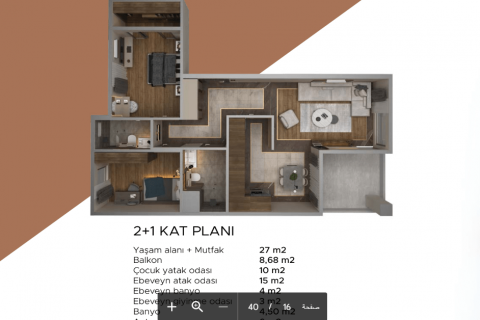 Lejlighed i Altintash, Antalya, Tyrkiet Nr. 94590 - 22