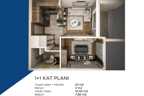 Lejlighed i Altintash, Antalya, Tyrkiet Nr. 94590 - 20