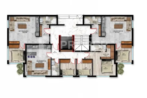 Apartment for sale in Dosemealti, Antalya, Turkey, 60m2, No. 227941 – photo 11