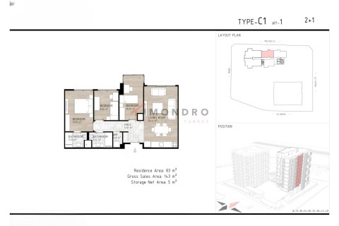 Apartment for sale  in Kâğıthane, Istanbul, Turkey, 3 bedrooms, 199m2, No. 212361 – photo 26