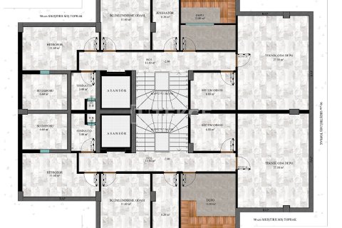 Продажа виллы  в Дёшемеалты, Анталье, Турция 4+1, 380м2, №216438 – фото 22