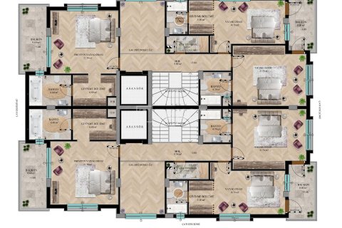 Продажа виллы  в Дёшемеалты, Анталье, Турция 4+1, 380м2, №216438 – фото 20