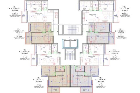 Penthouse i Alanya, Antalya, Tyrkiet Nr. 94859 - 24