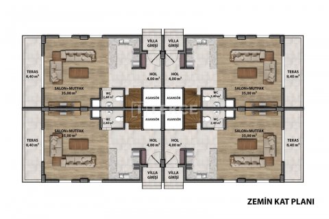5+1 Villa in Dosemealti, Antalya, Türkei Nr. 84804 - 15