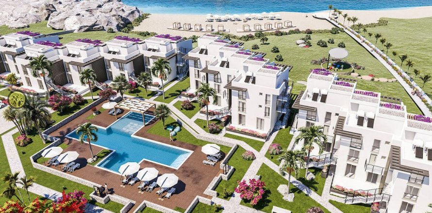 3+1 Apartment  in Kucukerenkoy, Girne, Northern Cyprus No. 213928