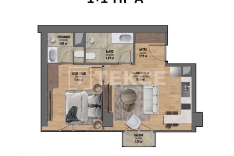 1+1 Wohnung in Istanbul, Türkei Nr. 226571 - 18
