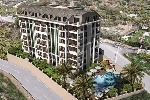 Daire  1+1  Alanya, Antalya, Türkiye №223630