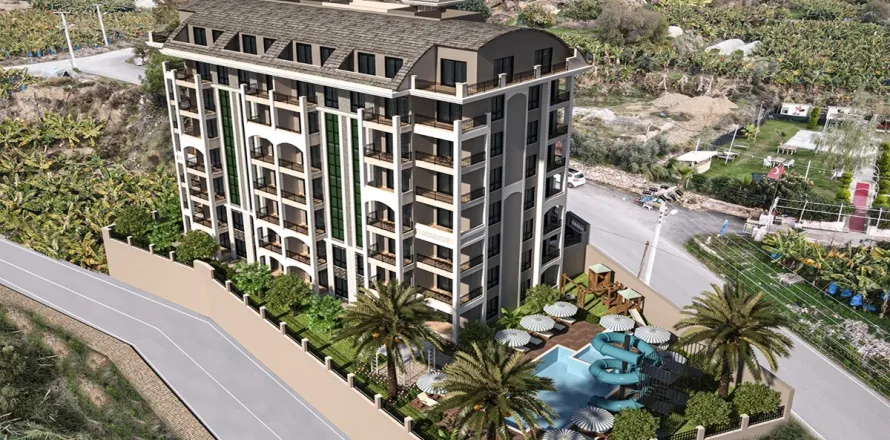 Daire 1+1 Alanya, Antalya, Türkiye №223630