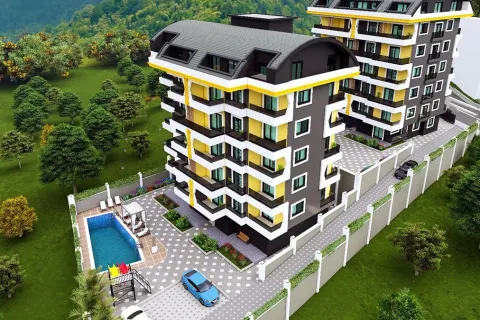 1+1 Leilighet  i Alanya, Antalya, Tyrkia Nr. 223632