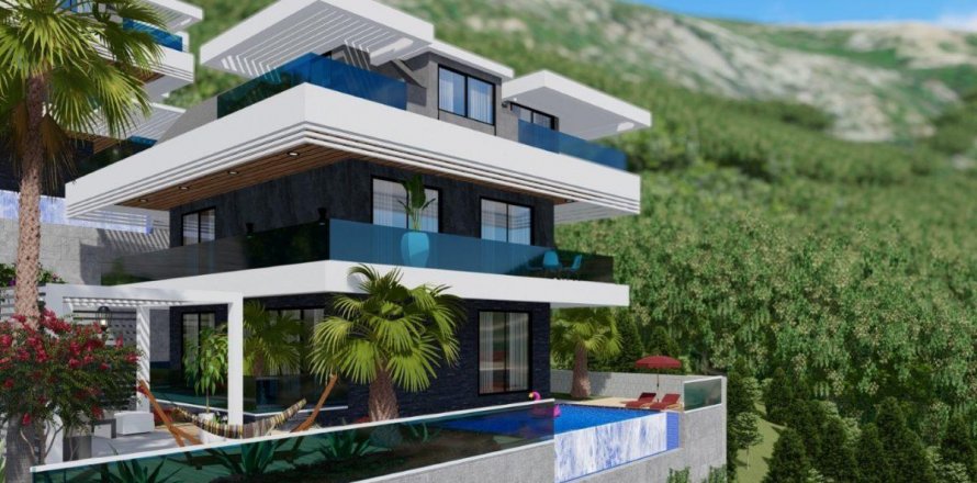 Villa i Alanya, Antalya, Tyrkia Nr. 94491