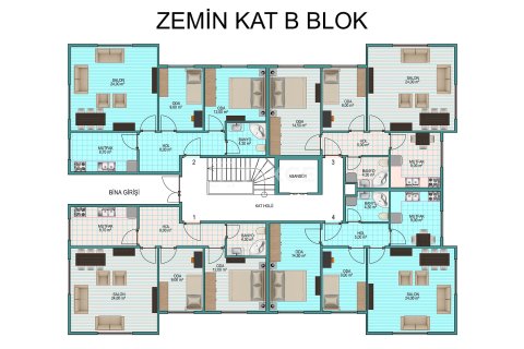 4+1 Leilighet i Altinova, Yalova, Tyrkia Nr. 227088 - 14