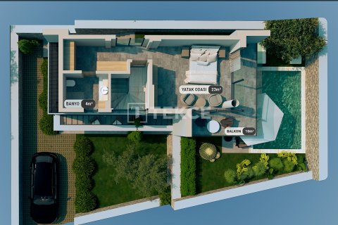 Продажа виллы в Каше, Анталье, Турция 3+1, 136м2, №215802 – фото 18