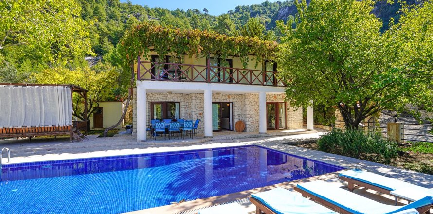 4+1 Villa  i Kalkan, Antalya, Tyrkiet Nr. 211979
