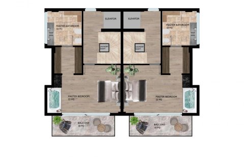 Villa i Alanya, Antalya, Tyrkiet Nr. 94606 - 14