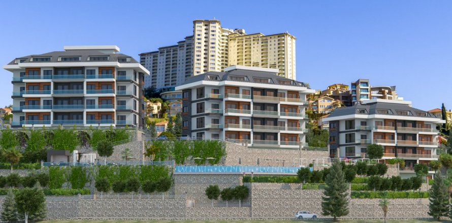 1+1 Leilighet i Kargicak, Alanya, Antalya, Tyrkia Nr. 110716