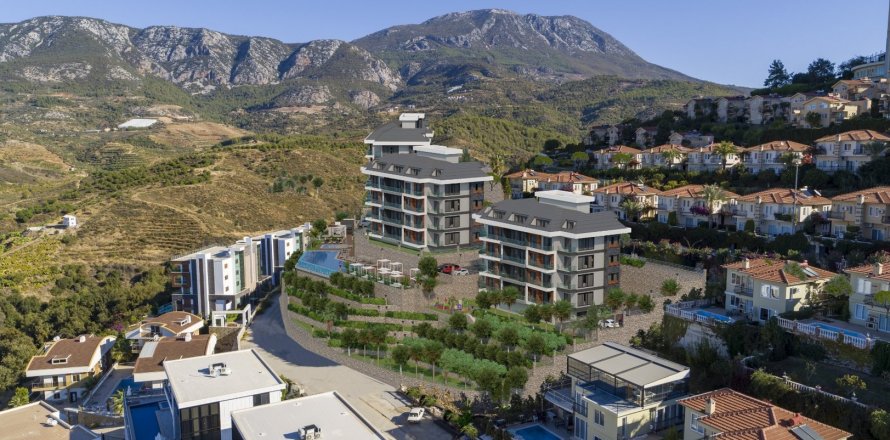 2+1 Lejlighed  i Kargicak, Alanya, Antalya, Tyrkiet Nr. 110717