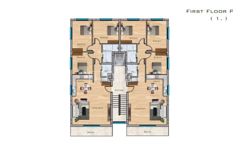 Продажа квартиры  в Фамагусте, Северный Кипр 3+1, 110м2, №212524 – фото 9