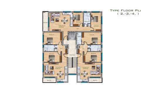 Продажа квартиры  в Фамагусте, Северный Кипр 3+1, 110м2, №212524 – фото 8