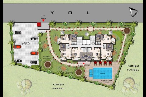 Takvåning  i Avsallar, Antalya, Turkiet Nr. 94937 - 15