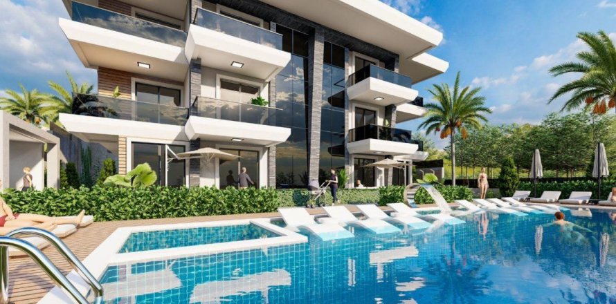 Leilighet i Alanya, Antalya, Tyrkia Nr. 93478