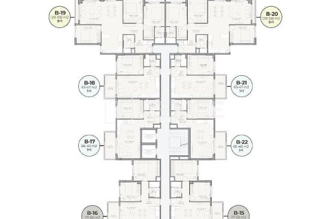 پنت هاس در  Alanya ، ترکیه 3 خوابه ، 153 متر مربع.  شماره 227416 - 17