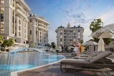 3+1 Lejlighed  i Oba, Antalya, Tyrkiet Nr. 219602