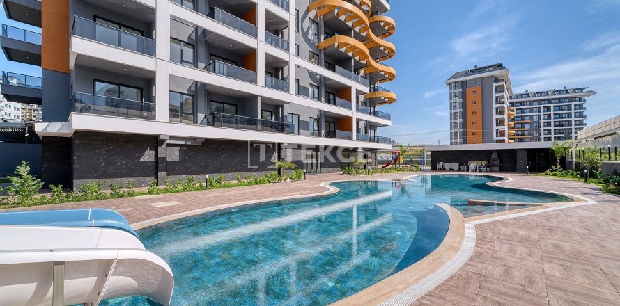 2+1 Takleilighet  i Alanya, Antalya, Tyrkia Nr. 44297