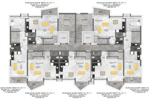 Lägenhet  i Mahmutlar, Antalya, Turkiet Nr. 94655 - 30