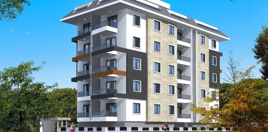 1+1 Lejlighed i Alanya, Antalya, Tyrkiet Nr. 223654