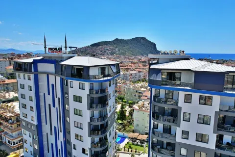 2+1 Lejlighed  i Alanya, Antalya, Tyrkiet Nr. 223651 - 2
