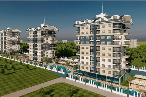 Daire  1+1  Alanya, Antalya, Türkiye №223655