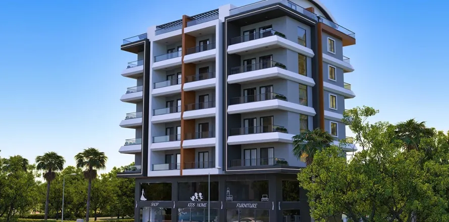 Daire  1+1  Alanya, Antalya, Türkiye №223652