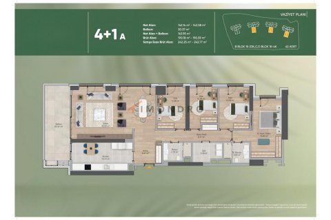 2+1 Lejlighed  i Kartal, Istanbul, Tyrkiet Nr. 225224 - 30