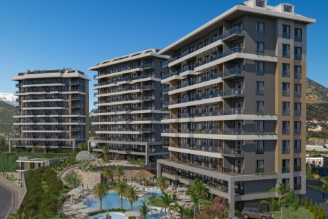 1+1 Lejlighed i Alanya, Antalya, Tyrkiet Nr. 107162 - 17