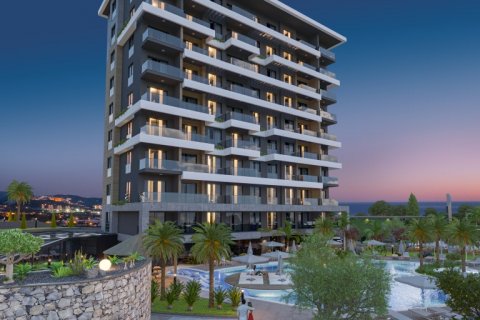 1+1 Lejlighed i Alanya, Antalya, Tyrkiet Nr. 107162 - 6