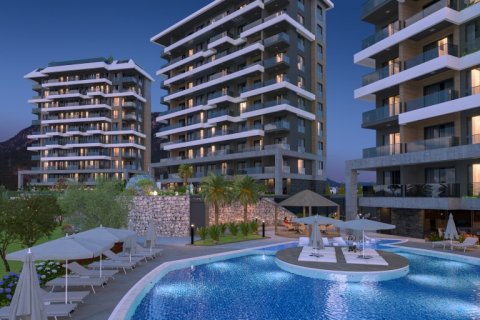 1+1 Lejlighed i Alanya, Antalya, Tyrkiet Nr. 107162 - 4