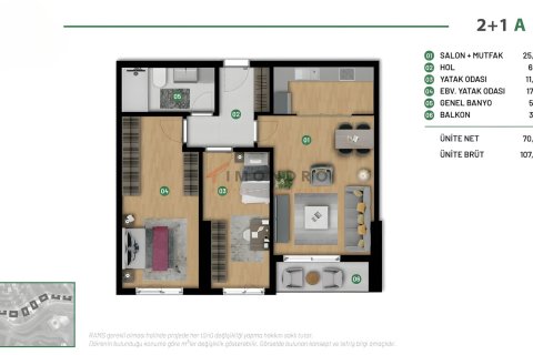 2+1 Wohnung in Sariyer, Istanbul, Türkei Nr. 221211 - 17