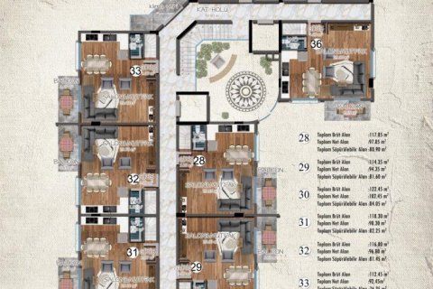 Leilighet  i Alanya, Antalya, Tyrkia Nr. 94974 - 16